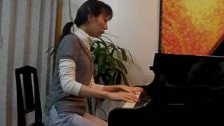 reiko plays Fugue in G minor  Bach [upl. by Mansur]