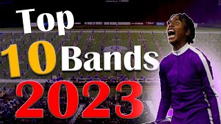 2023 Top 10 High School Marching Bands OF THE YEAR [upl. by Balthasar]