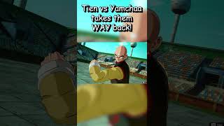 TIEN VS YAMCHA TAKES THEM WAY BACK IN DRAGONBALL SPARKING ZERO shorts dragonball [upl. by Esened]