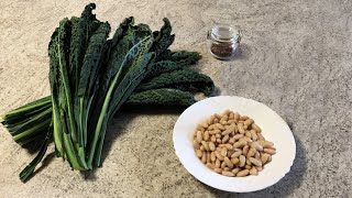 CAVOLO NERO CON FAGIOLI CANNELLINI [upl. by Dulcine]