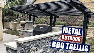 Metal Outdoor BBQ Trellis  JIMBOS GARAGE [upl. by Nhguahs]