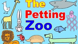 Petting Zoo Cartoon w Farm Animals for Toddlers Learn Animals amp English  Kids Learning [upl. by Danas]