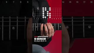 G Minor Scale Box 4 guitarlessons [upl. by Rosalinda]