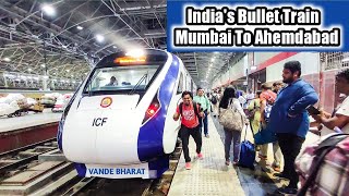 Mumbai Central To Ahmedabad  Vande Bharat Express  Indian Railway  bbr Vloggs [upl. by Annaihr362]