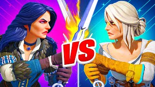 CIRI VS YENNEFER w Fortnite [upl. by Sellihca]