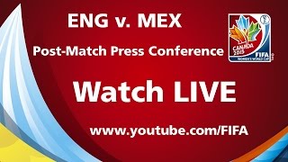 England v Mexico  PostMatch Press Conference [upl. by Balfore806]