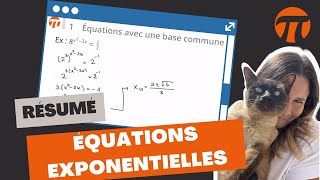 Équations exponentielles [upl. by Nnylyaj]