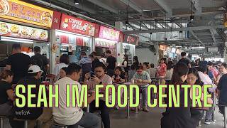 A 3Minutes Tour of Seah Im Food Centre  Hawker Centre  Singapore Street Food [upl. by Esma989]