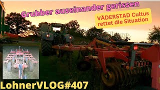 LohnerVLOG407 VÄDERSTAD Cultus ersetzt den Lemken Thorit 8 I Maisstoppel mulchen mit Fendt Xylon [upl. by Laurena]