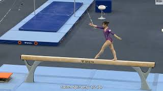 Kaoruko Takezawa JPN Beam DScore 2024 Baku World Cup EF BB 202224 Code 13933 57 [upl. by Aretha]