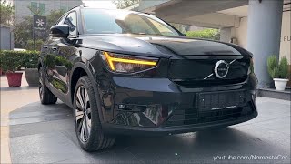 Volvo XC40 Recharge P8 ₹56 lakh  Reallife review [upl. by Ainollopa689]