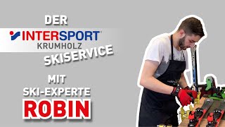 WIE FUNKTIONIERT SKISERVICE  DER INTERSPORT KRUMHOLZ GUIDE [upl. by Sidnarb]