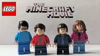 LEGO THE MINECRAFT MOVIE Trailer Custom Minifigure Showcase [upl. by Parke602]