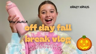 Fall break vlog one off fall break day 🎃 [upl. by Ahsinaj]