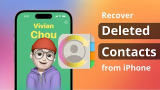 3 Ways How to Recover Deleted Contacts from iPhone withwithout Backup 2023 [upl. by Suvart]