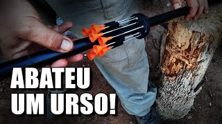 Zarabatana COLD STEEL BIG BORE  Testamos a BLOWGUN mais FORTE do mundo [upl. by Arracahs]