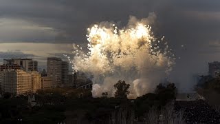 Valencia vive la mayor mascletá de su historia [upl. by Stesha]