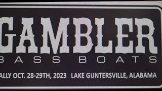 Lake Guntersville Gambler bass boat rally October 2023 [upl. by Lund]