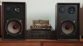 Brilliant sound of Vintage 3 ways ISOPHON Germany speaker metixfunix5534 [upl. by Pitarys]