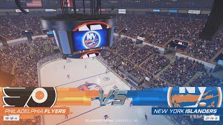 NHL 22  Philadelphia Flyers vs New York Islanders Gameplay  PS5 UHD 4K60FPS [upl. by Aicnatsnoc388]