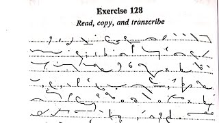 Pitman Shorthand Book Dictation Exercised No 128  60 wpm  Pitman [upl. by Ticon520]