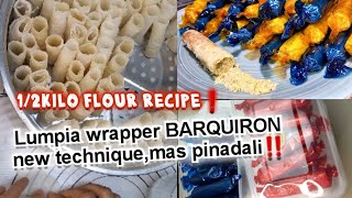 Mas pinadaling Barquillos de Polvoron❗️12kilo flour recipe❗️pang negosyo [upl. by Yulma]