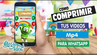 Comprimir Videos MP4 para Whatsapp [upl. by Erland]