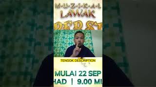 MUZIKAL LAWAK SUPERSTAR 2024 MINGGU 1 muzikallawaksuperstar [upl. by Atinaujnas]