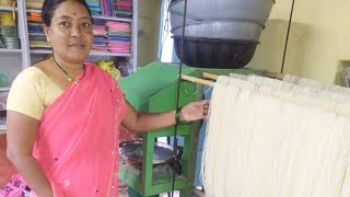 मशीन मध्ये शेवया कश्या बनतात याचा उत्तम व्हिडिओ  shevaya making in machine [upl. by Marabelle]