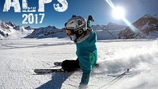 Alps 2017 skiing GoPro Hero 5 [upl. by Welcome228]