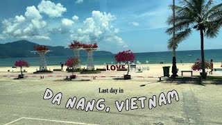 Minivlog  Last day in Da Nang  Vietnam  Lovers Bridge  Silk Shop [upl. by Ros876]