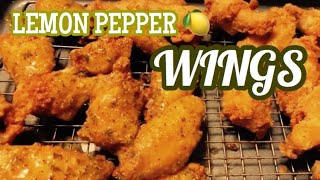 How to make Amazing Lemon pepper wings [upl. by Adnirem]