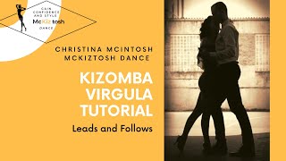 How to do Kizomba virgula follow and lead [upl. by Reyam]