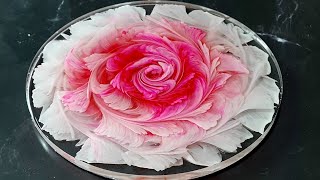 1464 My First Attempt At A Resin Rose Using The 3D Bloom Technique [upl. by Nereil305]