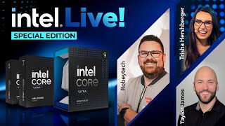 World First Intel Core Ultra Live PC Build and Celebration  Intel Gaming [upl. by Ivek]