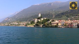 GARDASEE  Teil 2 quotMalcesine mit Scaligerburg Gardone Salo und Wasserfall Cascata Varonequot ITALIEN [upl. by Enymsaj]