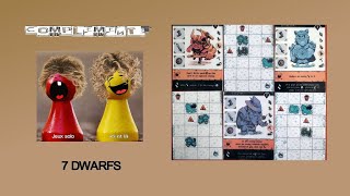 COMPLEMENTS  7 DWARFS  116  Jeu de cartes et dés – Jeu solo print and play [upl. by Shelley]