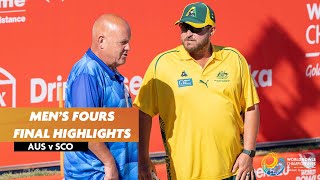 2023 World Bowls Championships  Mens Fours Final Highlights [upl. by Hctim]