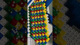 250 White Marbles on colorful Hubelino Marble Run [upl. by Vine]