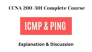 ICMP and the Ping Command [upl. by Proudlove607]