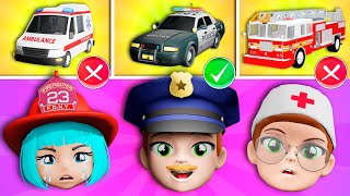 Where Is My Police Siren Song 🚒🚓🚑 Baby dont cry  Kids Songs and Nursery Rhymes by Lights Kids 3D [upl. by Mia725]