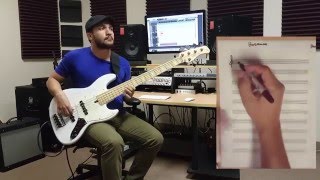 Hosanna kirk franklin bass cover [upl. by Auginahs455]