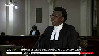 Judgment reserved in Mkhwebane R10 million gratuity matter [upl. by Liahcim]