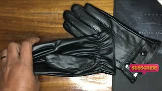 Winter Full Finger Leather Gloves  Leather Gloves From Daraz  চামড়ার হাত মোজা Daraz [upl. by Rubel]