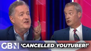 Piers Morgan believes in ABSOLUTELY NOTHING Nigel Farage SLAMS cancelled Youtuber [upl. by Reffotsirhc]