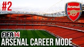 FIFA 14 Arsenal Career Mode  Episode 2  MY FIRST GAME [upl. by Siol998]