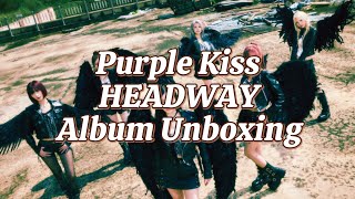 Unboxing Purple Kiss  Headway Album [upl. by Hawk]