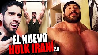 EL HULK IRANÍ REAL PESA 160 KILOS DEFINIDO Y PODRÍA VENCER A MARTYN FORD [upl. by Tace807]