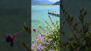 Annecy Frances Most Charming Lake City travel virtualwalktour virtualwalk shorts nature [upl. by Aprilette129]