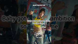 Babymonster new song is so wow babymonster youtubeshorts [upl. by Ayala]